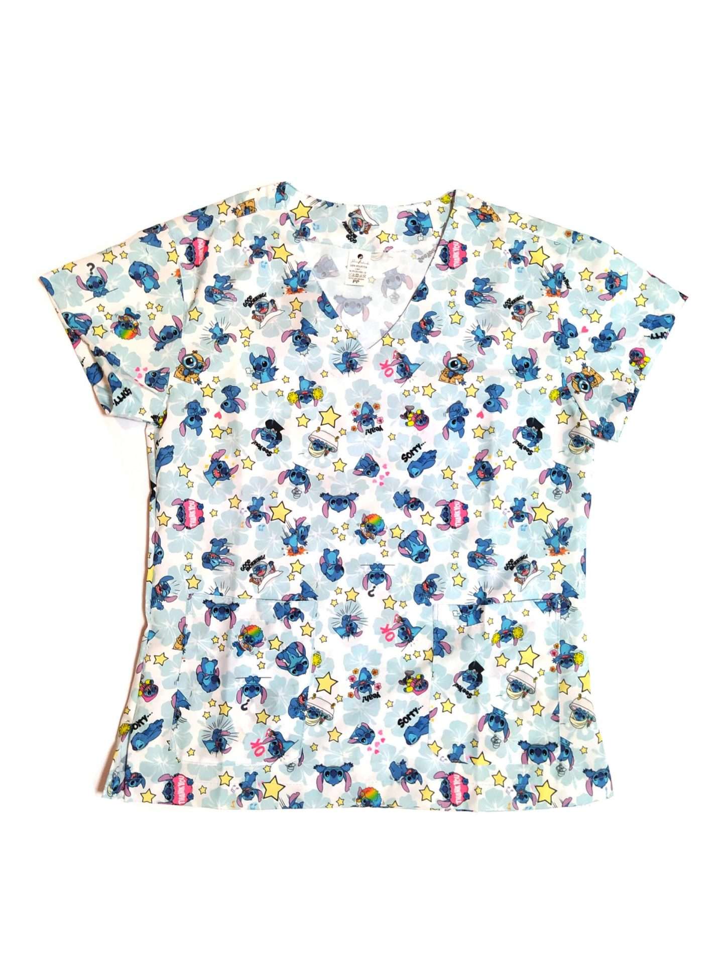 Scrubs Lilo e Stitch Azul