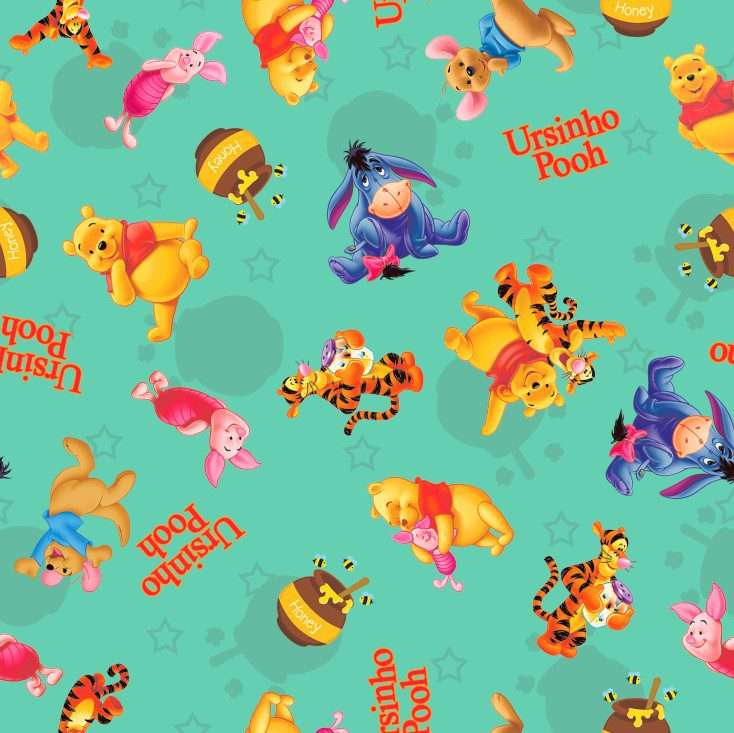 Scrubs Ursinho Pooh Verde - Imagem 2