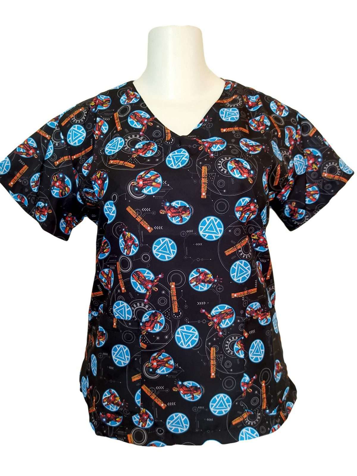 Scrubs Homem de Ferro Preto