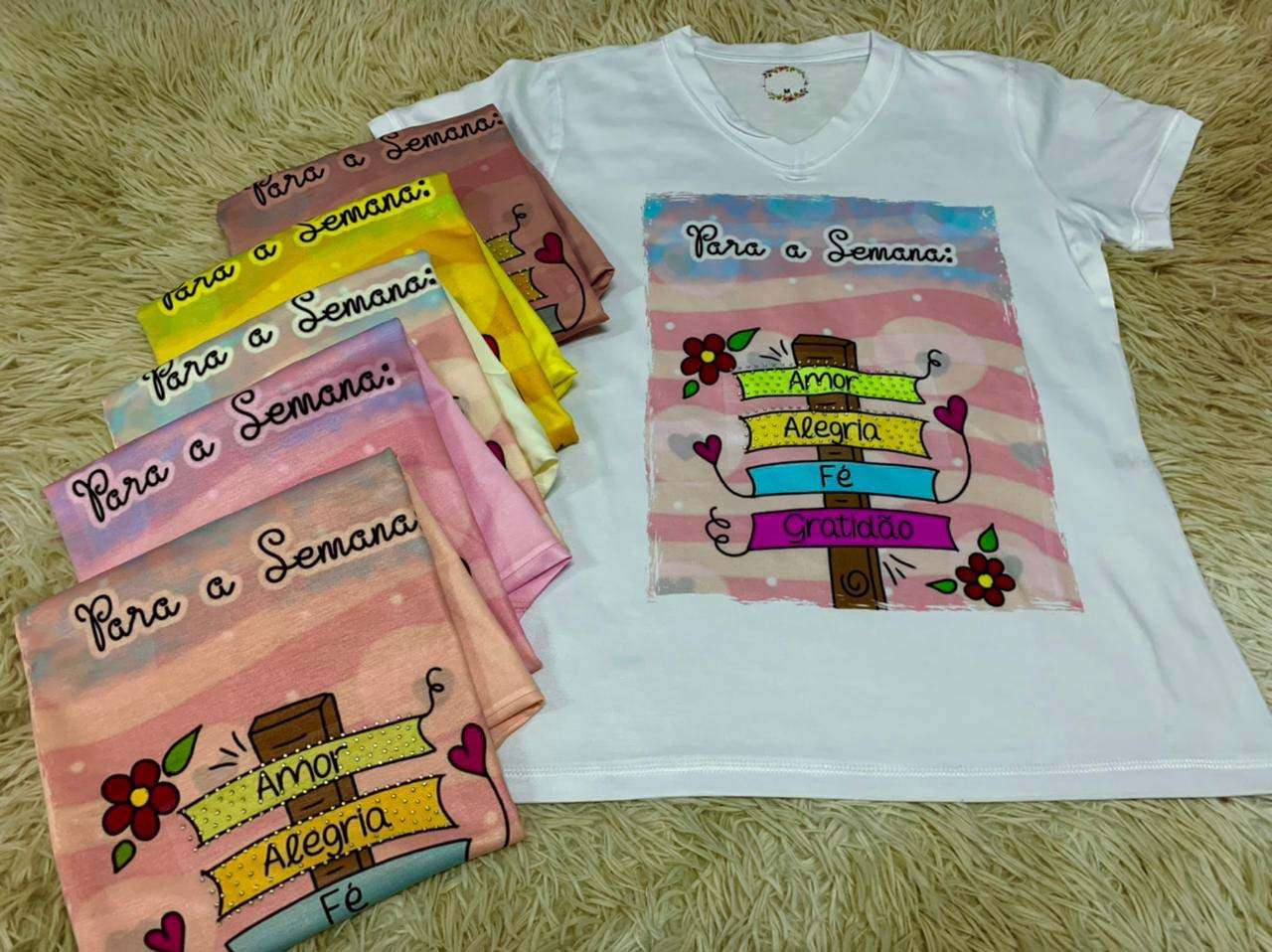 T Shirt Para a Semana