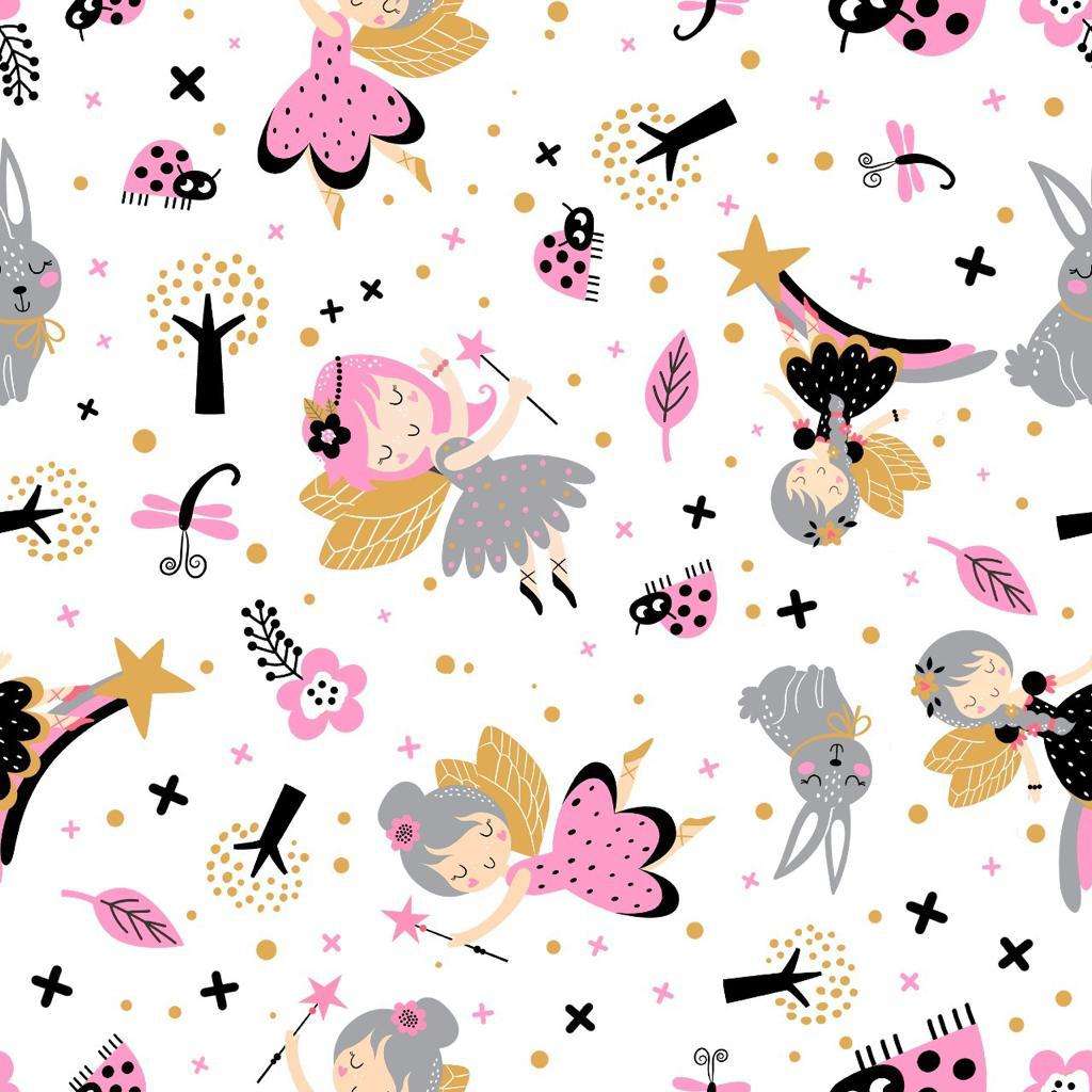Scrub Feminino Estampado Fadinha - Imagem 4